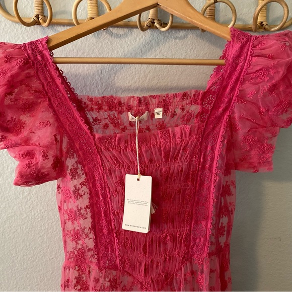 NWT Dôen Tulle Nadette Dress in Pink sz small - Picture 9 of 10